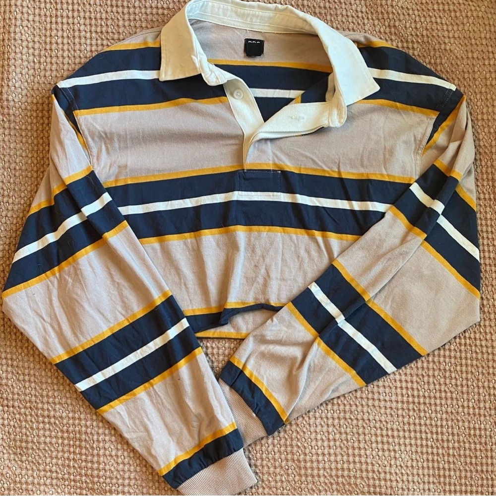 BDG Collared Crop Top